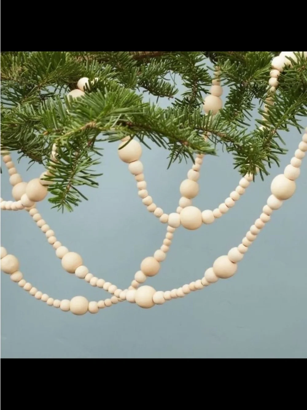 12' Natural Wood Beaded Garland - Hearth & Hand™ with Magnolia